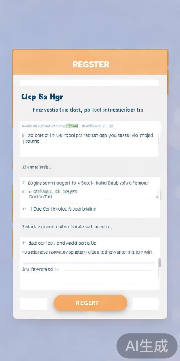 第二步：点击注册按钮开启流程
点击“注册”按钮后
